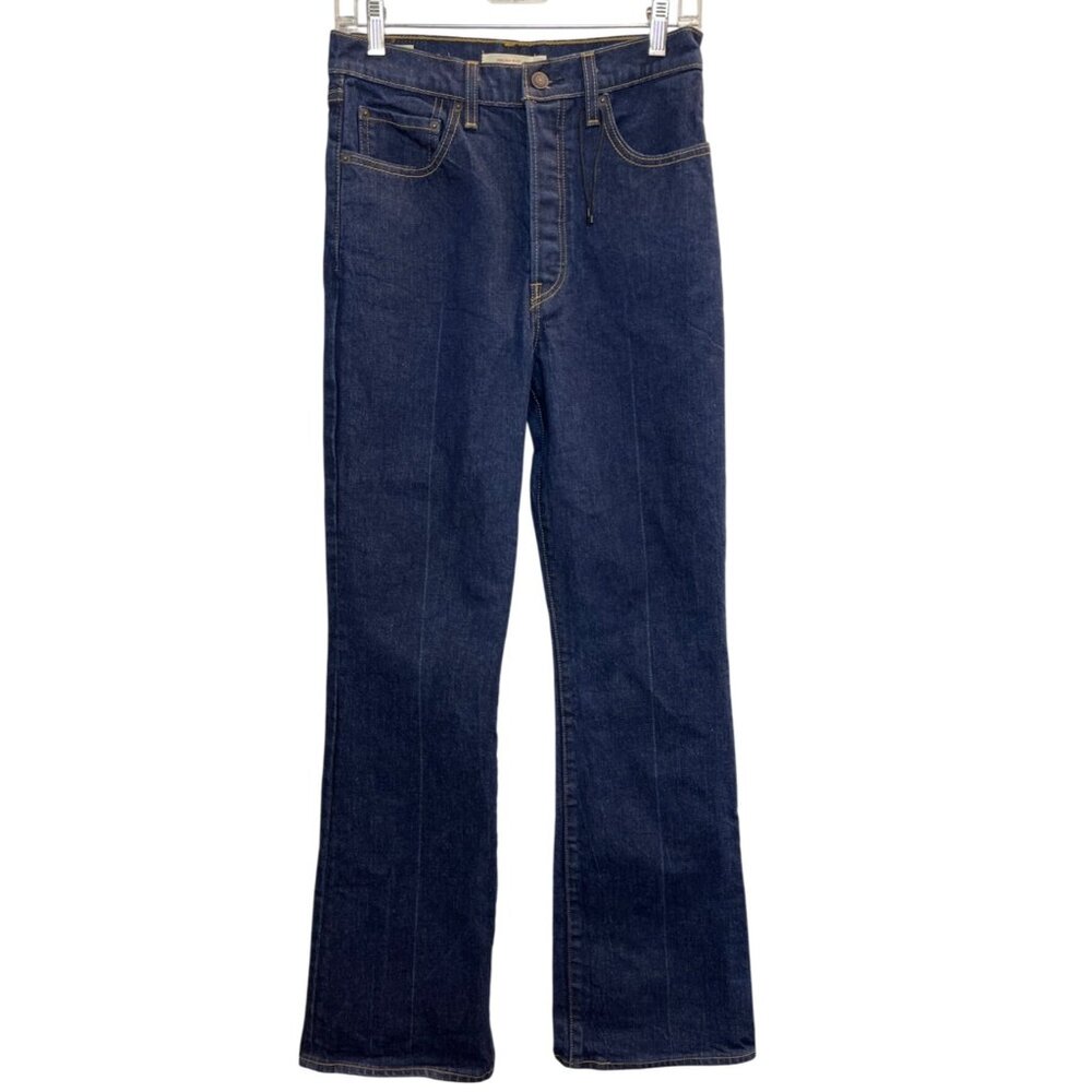Levis Ribcage Boot Jeans Size 28 Dark Wash High Waist Denim Size 28